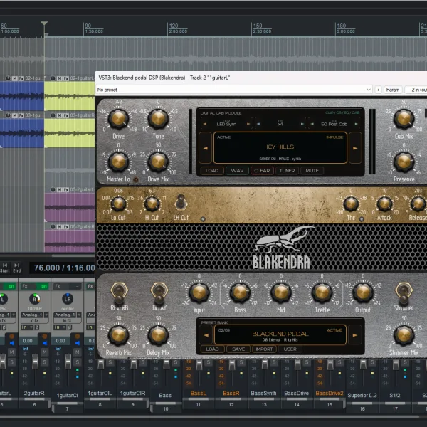 Blackend pedal DSP